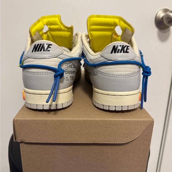 2021 Nike Dunk Low Off-White Lot 10 Size: U.S Men’s 11.5 / USED Replacement BOX - Picture 3 of 15
